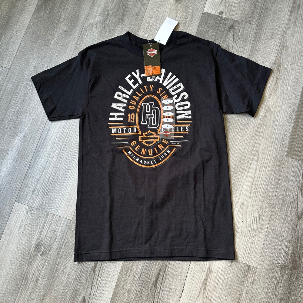 Harley-Davidson Deadwood SD Eagle Graphic T-Shirt Small NWT Black
